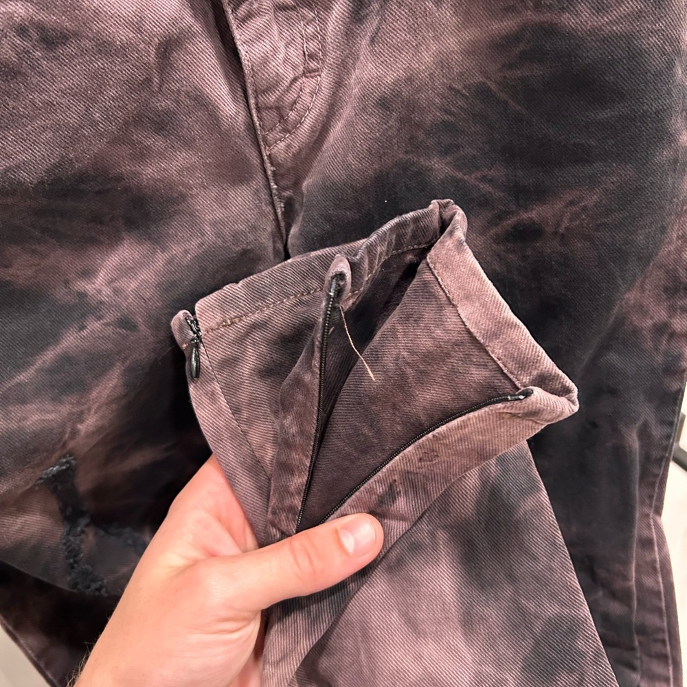 Dolce & Gabbana Brown Bleached Tie Dye Elegant Brown Cotton Jean Joggers 28 - Picture 13 of 13